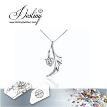 Destin bijoux cristal de Swarovski collier ange pendentif